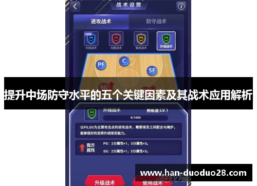 提升中场防守水平的五个关键因素及其战术应用解析